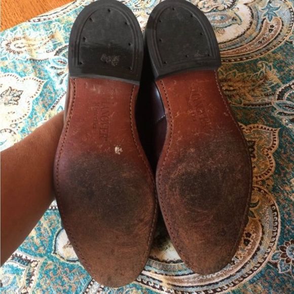 Hanover Masterflex Tassled All Leather wingtip Kiltie Cordovan loafer 8 burgundy - Picture 5 of 8